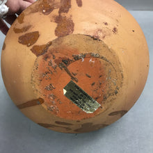 Load image into Gallery viewer, Vintage Twisted Wicker Handled Terracotta Pottery Basket (14")
