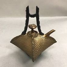 Load image into Gallery viewer, Antique Japanese Tetsubin Teapot Arare (9")
