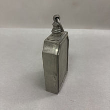 Load image into Gallery viewer, Antique Pewter Screw Top Flask (6")
