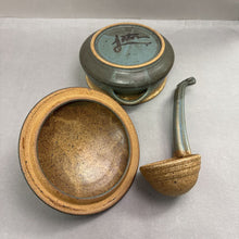 Load image into Gallery viewer, Lynn Pottery-Paul Latos Covered Pot W/ Ladle (13") 3pcs

