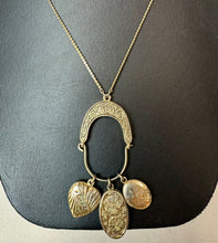 Load image into Gallery viewer, Vintage 1928 Goldtone Love Charm Necklace (30")
