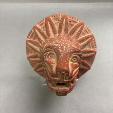 Load image into Gallery viewer, Vintage Terracotta Wall Hanging Serpent Head (7x6)
