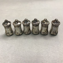 Load image into Gallery viewer, V.L. Sterling Silver Individual Salt Shakers (43.1g), (~2")
