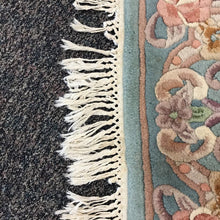Load image into Gallery viewer, Handmade Chinese Wool Rug Floral (50x23) (As Is)
