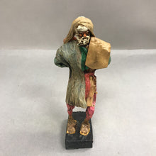 Load image into Gallery viewer, Vintage Mexican Folk Art Paper Mache Figurines Old Man Carrying Water (11")
