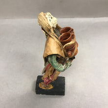 Load image into Gallery viewer, Vintage Mexican Folk Art Paper Mache Figurines Old Man Carrying Water (11")
