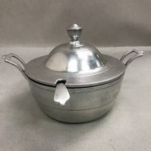 Load image into Gallery viewer, Vintage Wilton Armetale Tureen Mt Joy Pewter Tavern Soup Lid Ladle (4x9)
