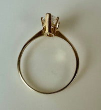 Load image into Gallery viewer, 14K Gold Marquis Cubic Zirconia Engagement Ring sz 9 (1.9g)
