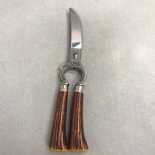 Load image into Gallery viewer, Vintage Anton Wingen Jr. Solingen Germany Antler Handle Game Shears (10")
