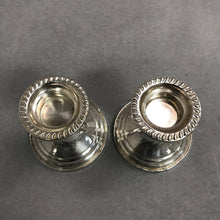 Load image into Gallery viewer, Sterling Silver Pair of Candlesticks (2")(As Is)
