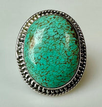 Load image into Gallery viewer, Sterling Turquoise Ring sz 5

