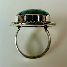 Load image into Gallery viewer, Sterling Turquoise Ring sz 5
