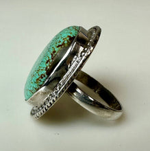 Load image into Gallery viewer, Sterling Turquoise Ring sz 5
