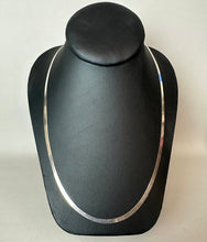 Load image into Gallery viewer, Sterling 30" Herringbone Flat Chain Necklace
