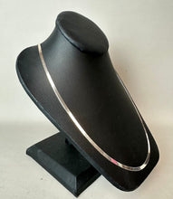 Load image into Gallery viewer, Sterling 30" Herringbone Flat Chain Necklace
