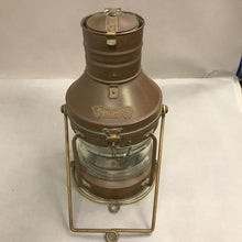 Load image into Gallery viewer, Large Antique Anchor Brass Ship Lantern (19")
