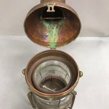 Load image into Gallery viewer, Large Antique Anchor Brass Ship Lantern (19")
