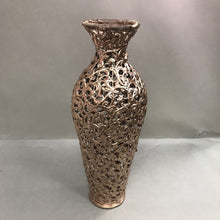 Load image into Gallery viewer, Silver Metal Vase (24" Tall)
