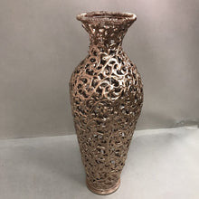 Load image into Gallery viewer, Silver Metal Vase (24" Tall)
