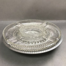 Load image into Gallery viewer, Relish Tray W/ Glass Inserts (14") 6pcs AS IS
