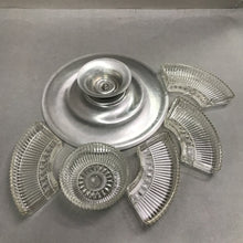 Load image into Gallery viewer, Relish Tray W/ Glass Inserts (14") 6pcs AS IS
