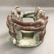 Load image into Gallery viewer, Circle Of Friends Mexican Handcrafted Clay Candle Holder (5x6)
