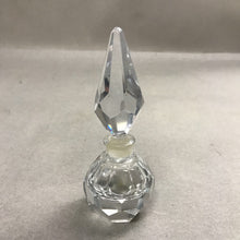 Load image into Gallery viewer, Vintage Czechoslovakia Octagonal Crystal Perfume Bottle (5")
