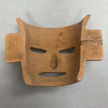 Load image into Gallery viewer, Terra Cotta Hanging Tribal Mask (7x9)

