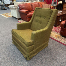 Load image into Gallery viewer, MCM Green Upholstered Arm Chair (36x29x34)
