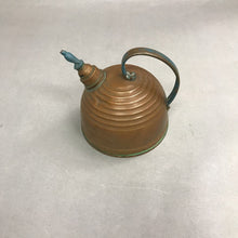 Load image into Gallery viewer, Vintage 1930’s Copper Whistling Beehive Kettle (7")
