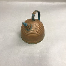 Load image into Gallery viewer, Vintage 1930’s Copper Whistling Beehive Kettle (7")
