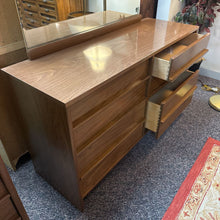 Load image into Gallery viewer, Kroehler MCM Dresser 6 Drawer w/mirror (62x52x18)
