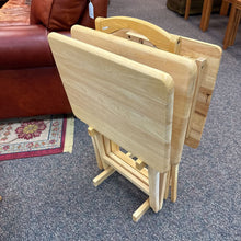Load image into Gallery viewer, TV Tray Tables &amp; Stand (30x19x11)
