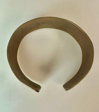 Load image into Gallery viewer, Vintage Geometric Pattern Woven Brass Copper Wide Cuff Bracelet

