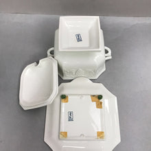 Load image into Gallery viewer, Vintage Ironstone Ceramic Tureen with Underplate (10")

