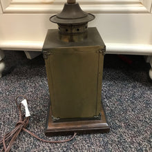 Load image into Gallery viewer, Electrified Antique Brass Ship Lantern Table Lamp (33")
