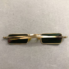Load image into Gallery viewer, 1960s John Lennon Green Sunglasses W/Case K.K. Spectacle Co.
