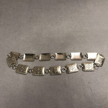 Load image into Gallery viewer, Vintage Concho Belt Silver Tone Southwestern Western Style Chain Link (28")
