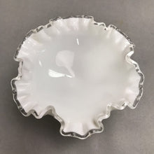 Load image into Gallery viewer, Vintage Fenton Pedestal Compote Milk Glass Dish (7x3)
