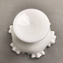 Load image into Gallery viewer, Vintage Fenton Pedestal Compote Milk Glass Dish (7x3)
