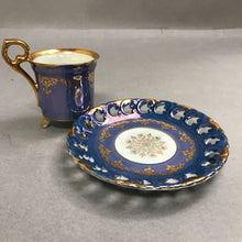 Load image into Gallery viewer, Royal Crown Arnart Beehive Footed Demitasse Teacup &amp; Saucer Vintage

