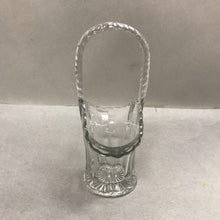 Load image into Gallery viewer, Clear Etched Glass Basket (9x6x3.5)
