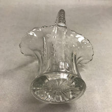 Load image into Gallery viewer, Clear Etched Glass Basket (9x6x3.5)
