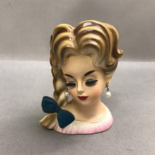 Load image into Gallery viewer, Vintage "Lady Head" Vase / Planter (~6x4.5x3)
