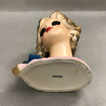 Load image into Gallery viewer, Vintage "Lady Head" Vase / Planter (~6x4.5x3)
