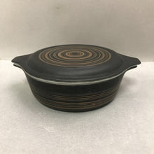 Load image into Gallery viewer, Pyrex Terra (Black &amp; Brown Stripes) Casserole Bowl #471 (1 Pint) (~2x6)(

