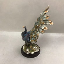 Load image into Gallery viewer, Peacock Resin Figurine (13" Tall) AS IS
