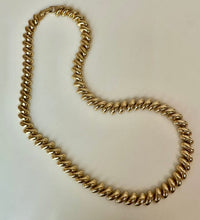 Load image into Gallery viewer, Vintage Goldtone San Marco Link Necklace (18")
