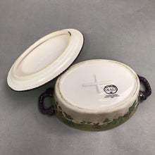Load image into Gallery viewer, Tracy Porter Claret (Grapes) 1.25 Quart Oval Covered Casserole
