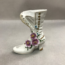 Load image into Gallery viewer, Vintage Victorian Style Porcelain Boot Hand Painted (6x5)

